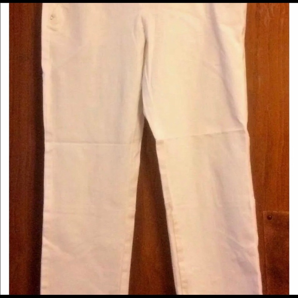 New Ralph Lauren White Pants Sz 4 Tags $145 Cost Cruise Summer - Picture 3 of 16